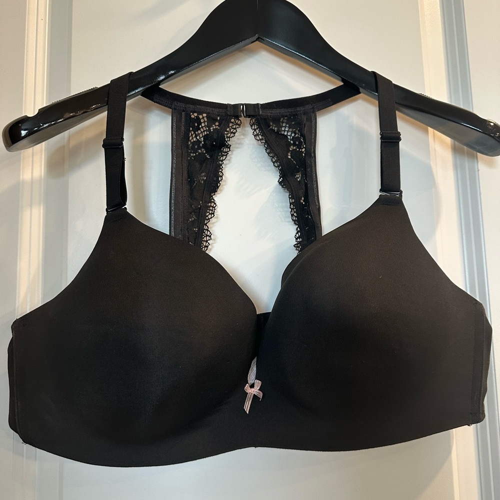 Wire Free Lace Back Plunge